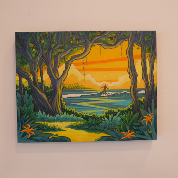 Golden Days - Greenroom Hawaii 15th Anniversary Art