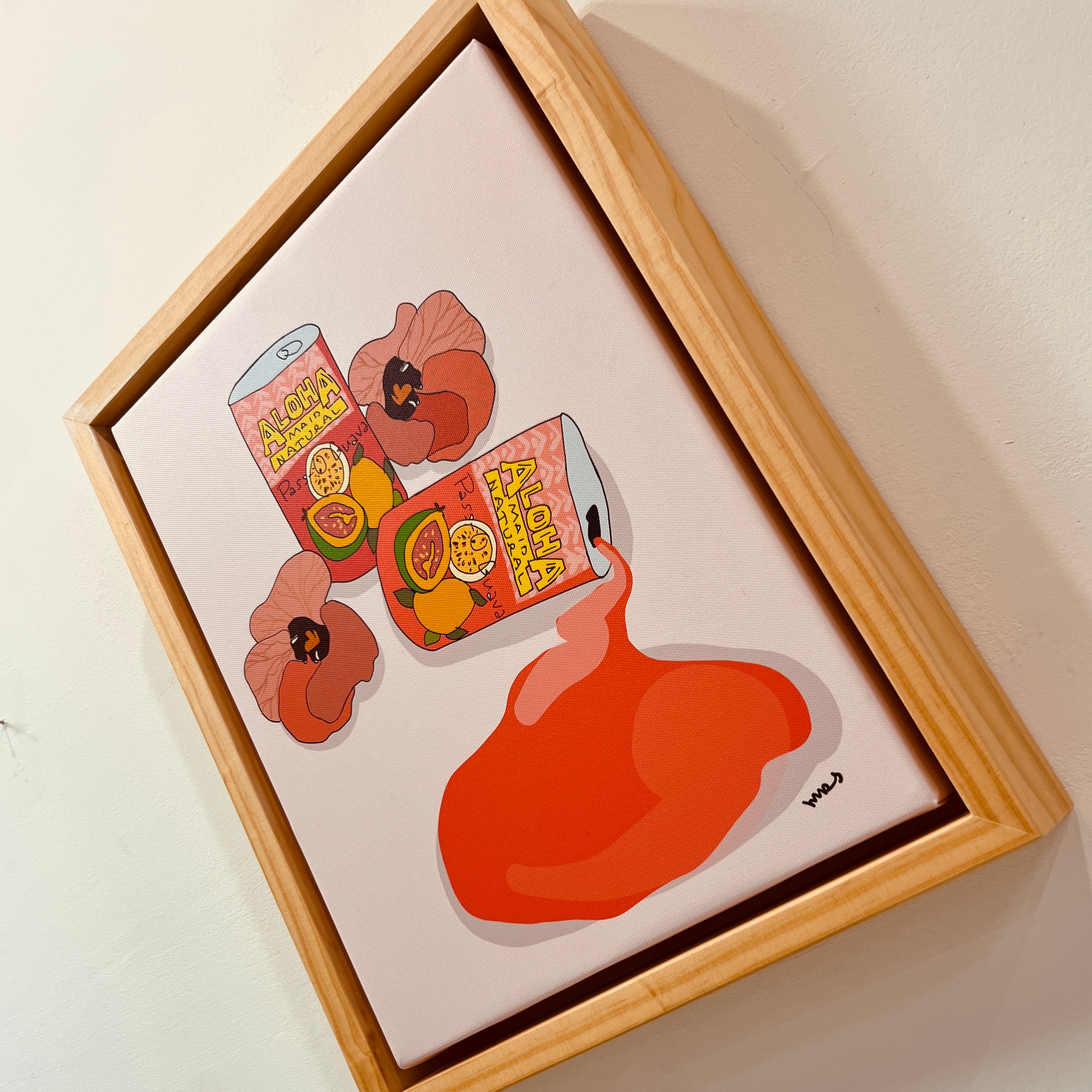 Framed Giclee Canvas - The Sweet Spill