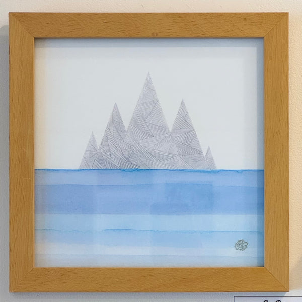 My Other Island - framed Original