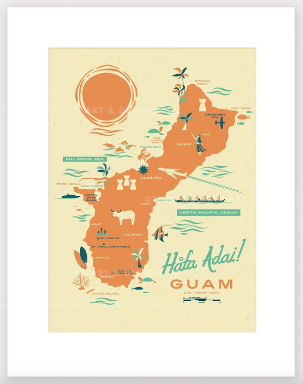 Guam Map