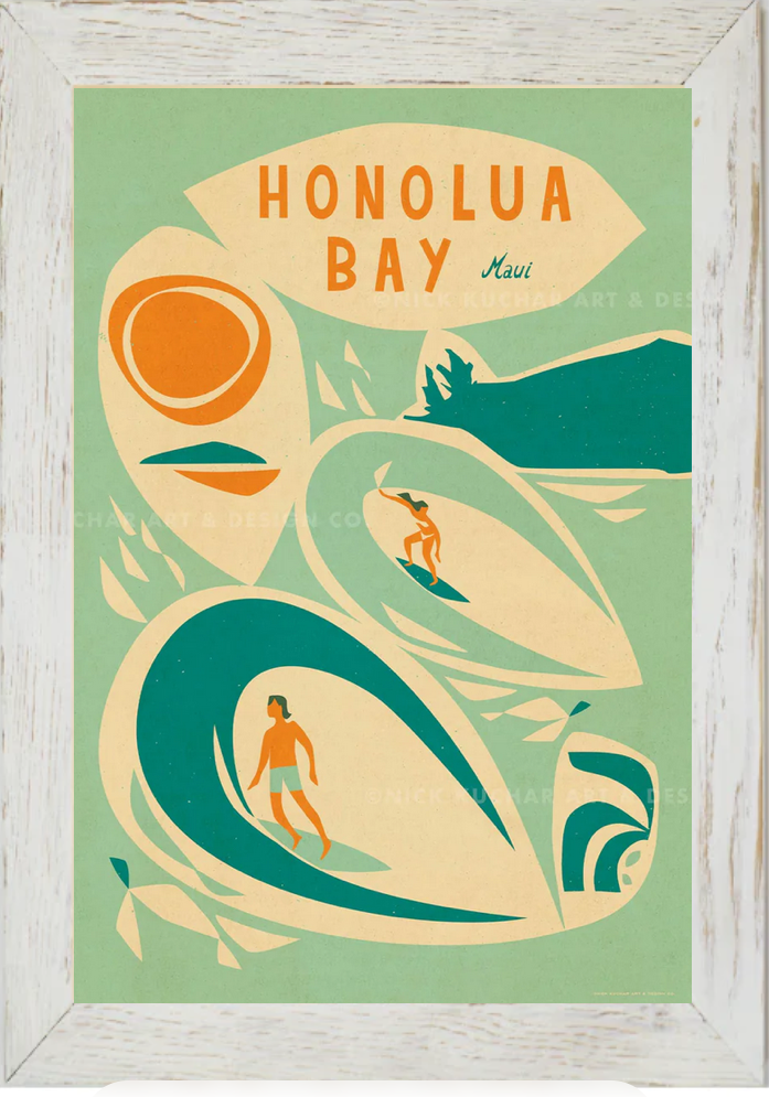 HONOLUA BAY Framed Print