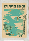 KALAPAKI BEACH Framed Print