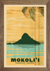 MOKOLII, Chinaman's Hat Framed Print