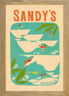 SANDY'S - SANDY BEACH PARK Framed Print