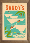 SANDY'S - SANDY BEACH PARK Framed Print