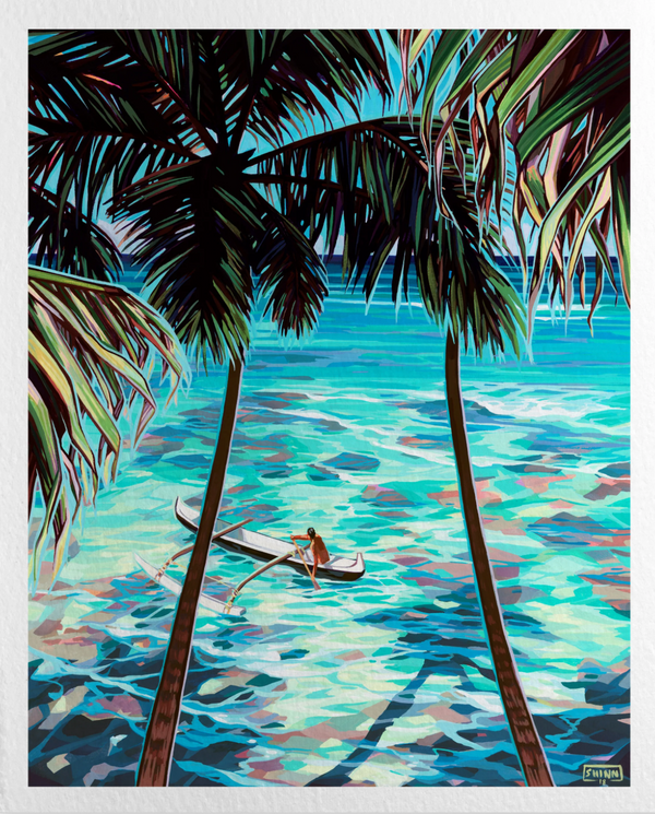 OUTRIGGER (Watercolor Giclee)