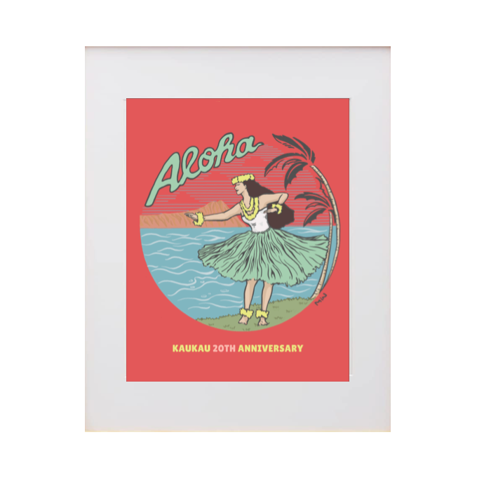 Hula Girl Red - KauKau 20th Anniversary Collaboration