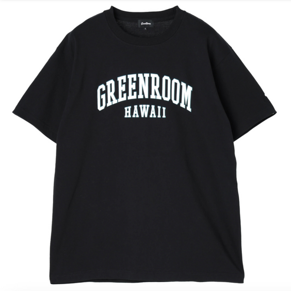 Greenroom Hawaii - Collage Logo T-shirt Black