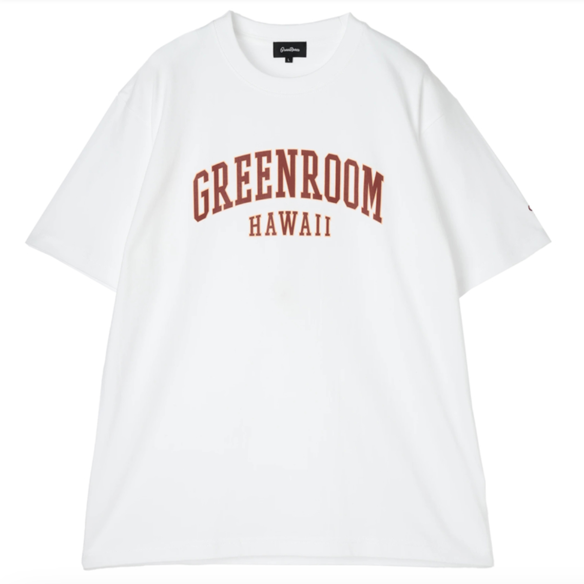 Greenroom Hawaii - Collage Logo T-shirt White