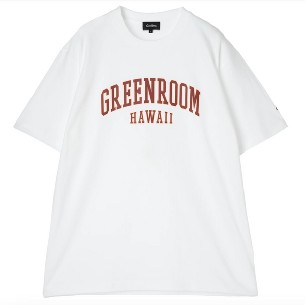 Greenroom Hawaii - Collage Logo T-shirt White