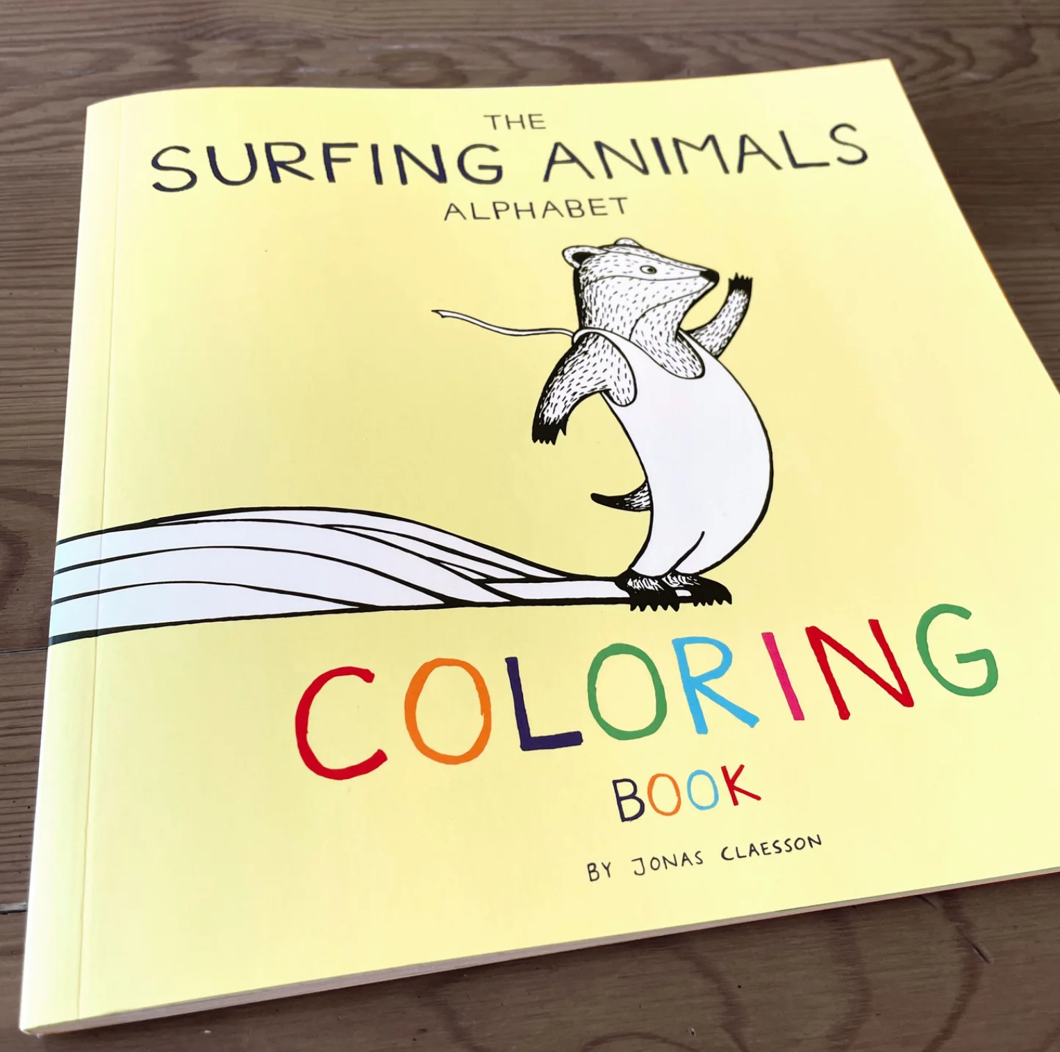 The Surfing Animals - Alphabet COLORING BOOK