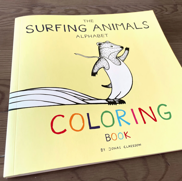 The Surfing Animals - Alphabet COLORING BOOK