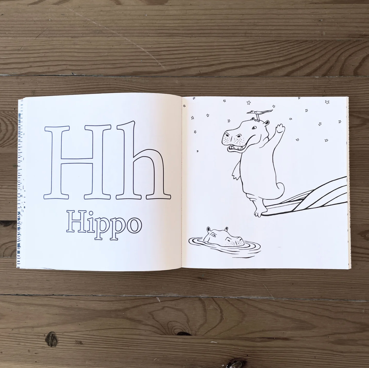 The Surfing Animals - Alphabet COLORING BOOK