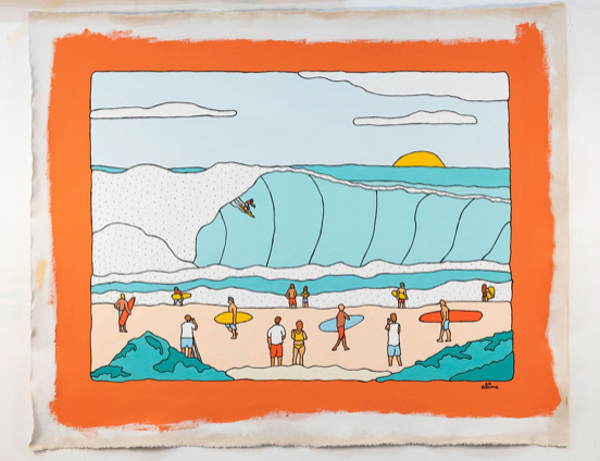 Pipe Eyes Original  Painting