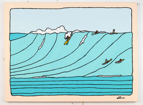 Sea Lines Original  Painting