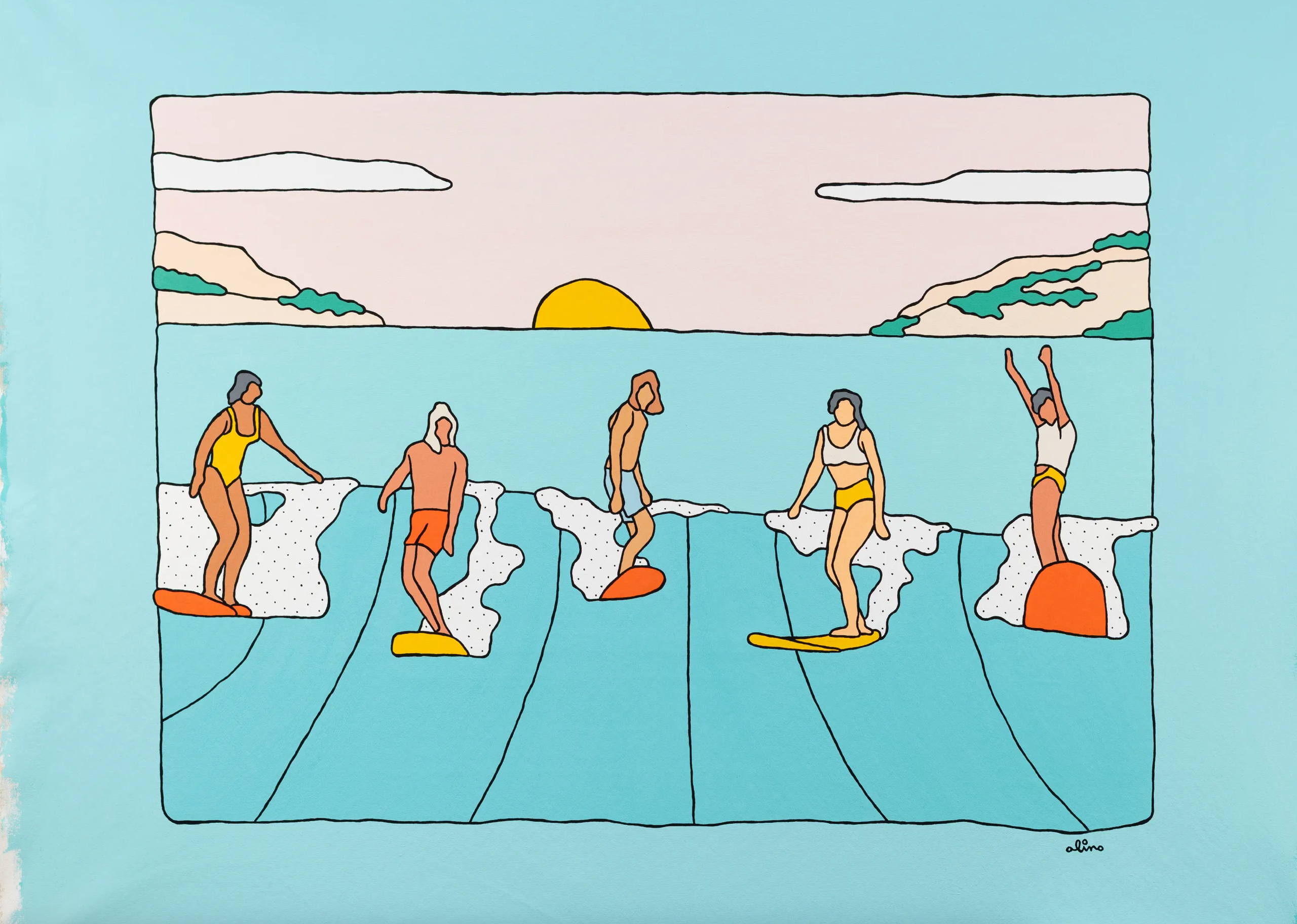 Tropical Life Original  Painting