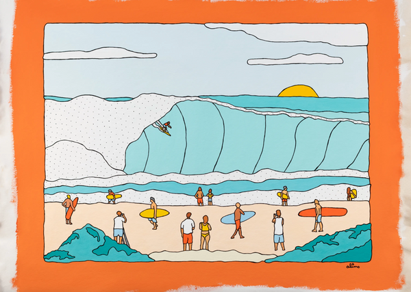 Pipe Eyes Original  Painting