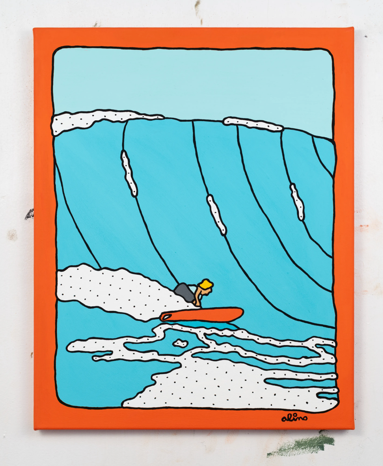 Orange Peel Original Painting