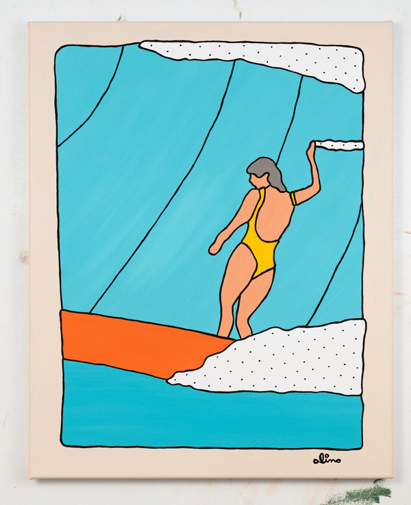 Aloha Line  Original Painting