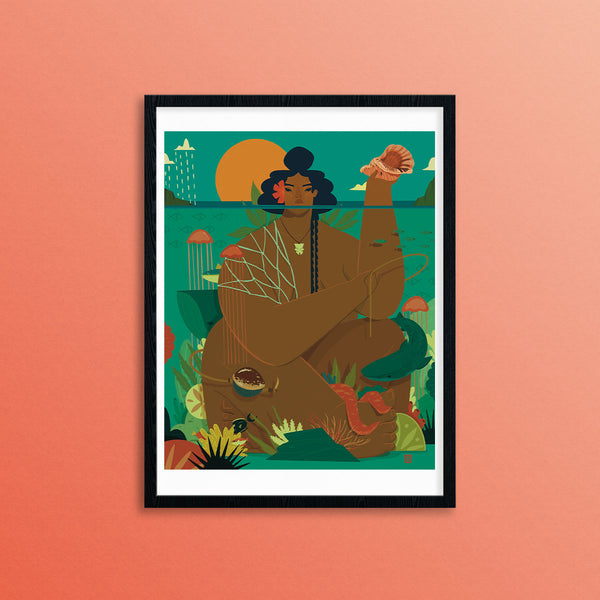 "We Are the Ocean" Green  By Shar Tuiasoa