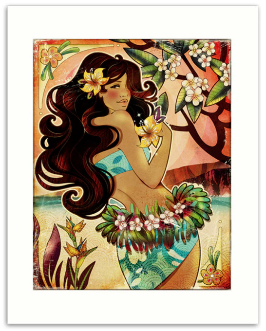 Enchanted Paradise Matted Print