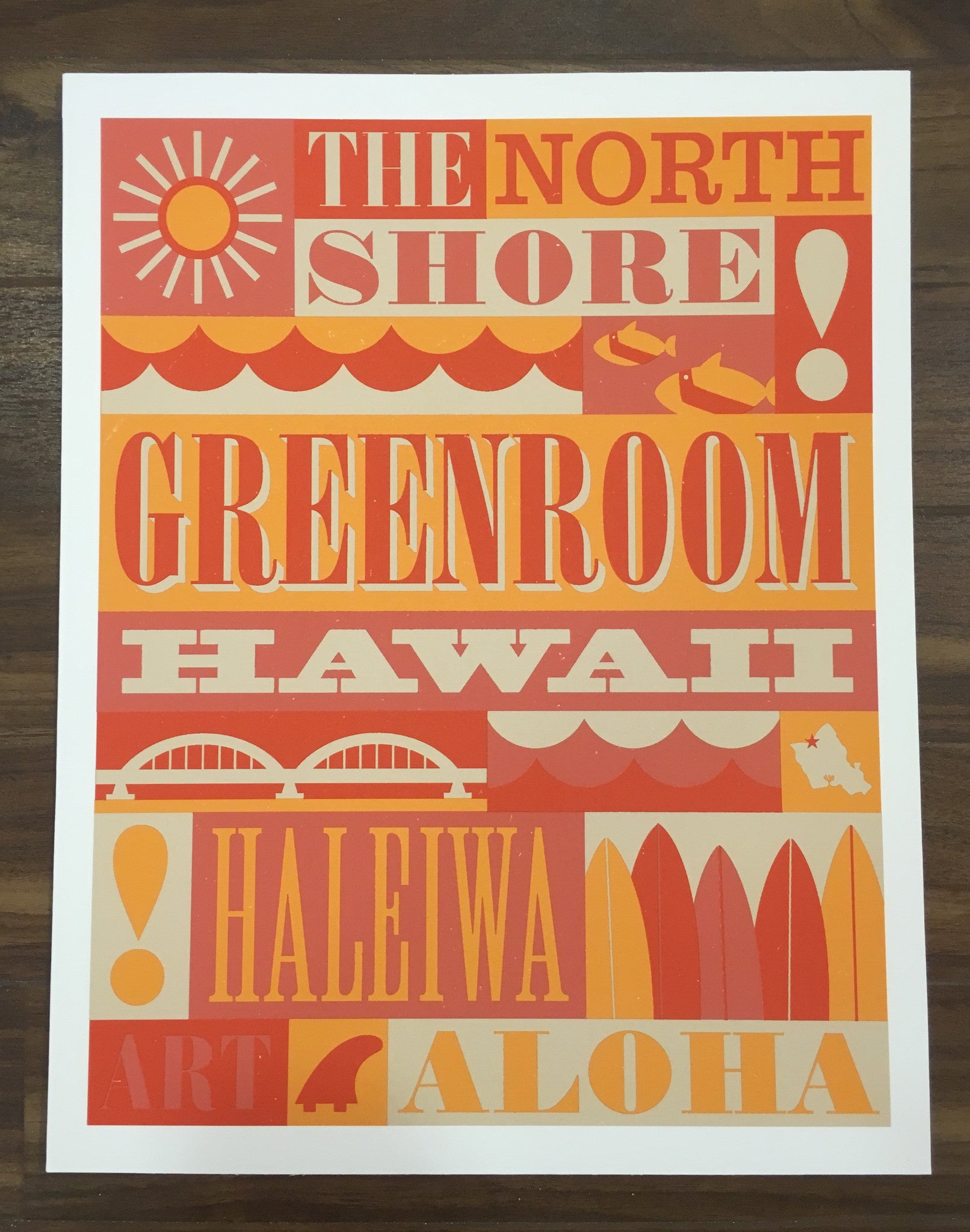 Greenroom Haleiwa Print