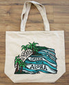 Green With Aloha Haleiwa Tote Bag