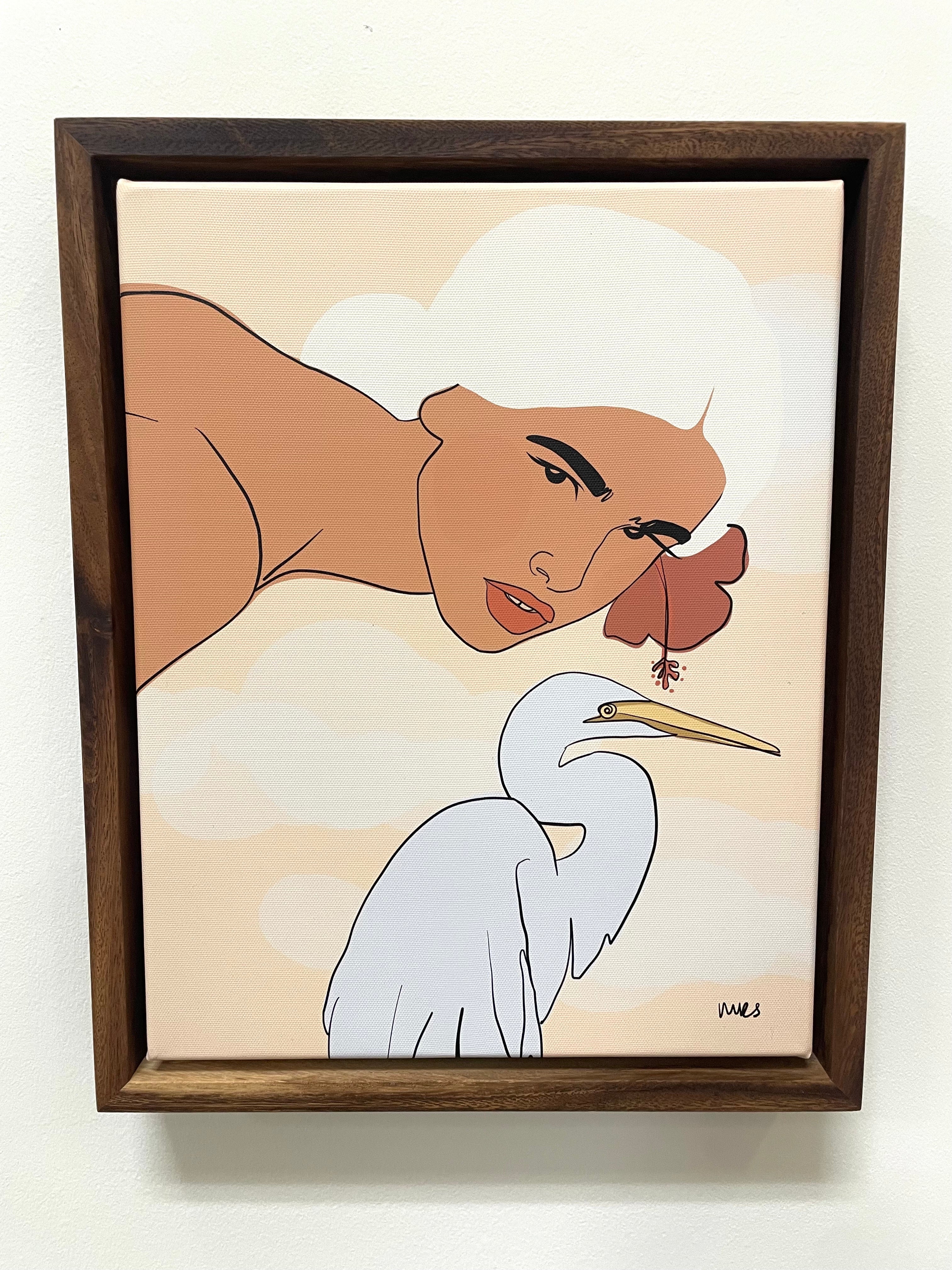 From Above Canvas Giclee with Custom Frame