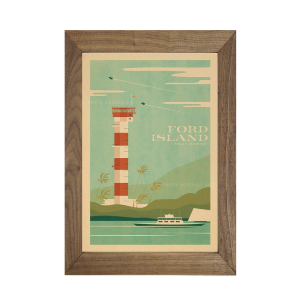 FORD ISLAND, OAHU Framed Print