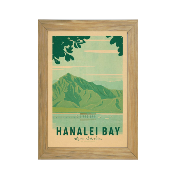 HANALEI BAY Framed Print
