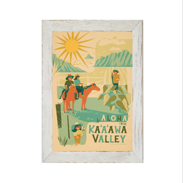 KA'A'AWA VALLEY Framed Print