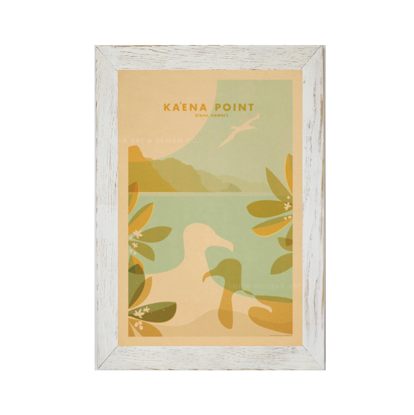 KAENA POINT Framed Print