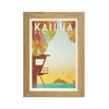 KAILUA Framed Print