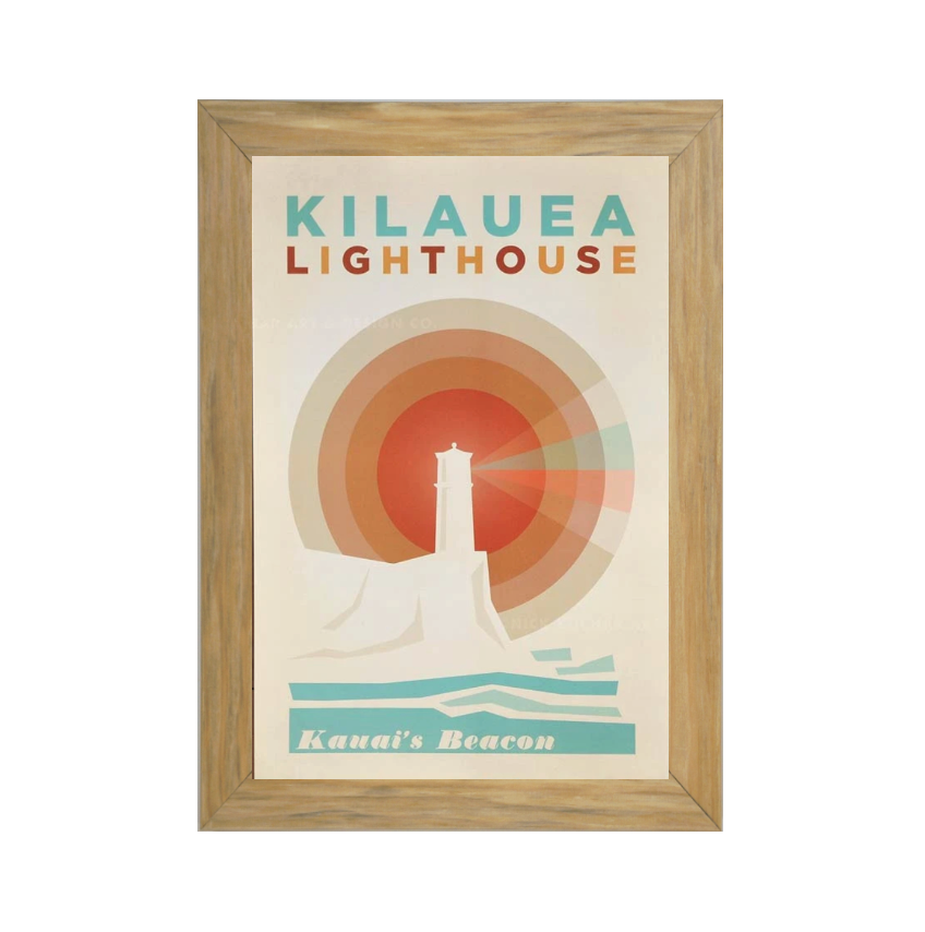 KILAUEA LIGHTHOUSE Framed Print