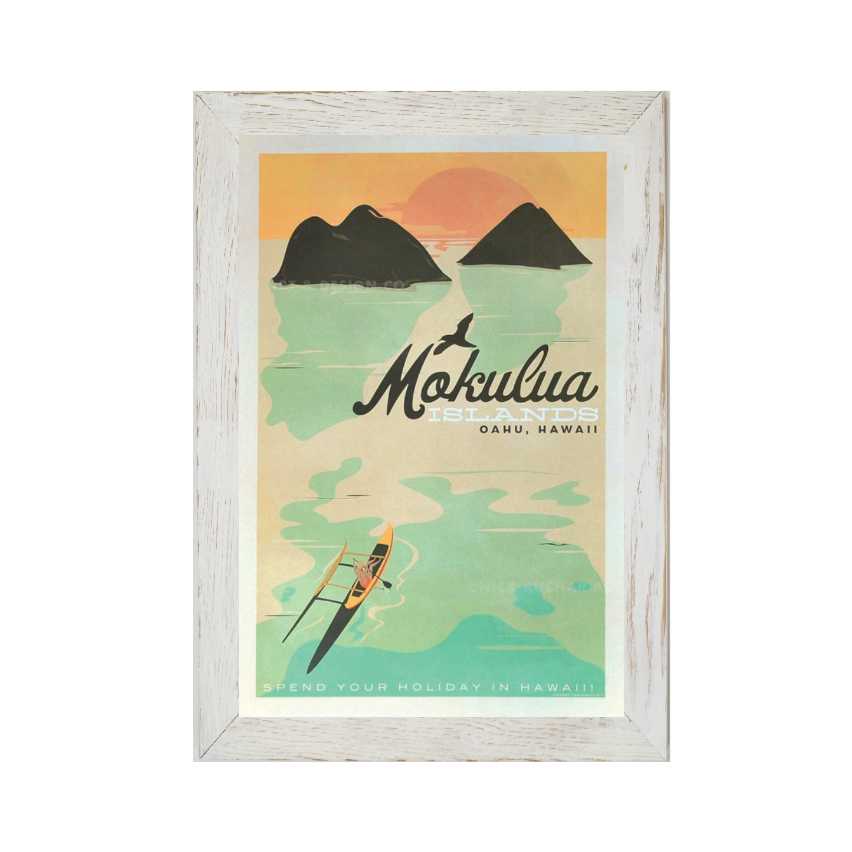 MOKULUA Framed Print