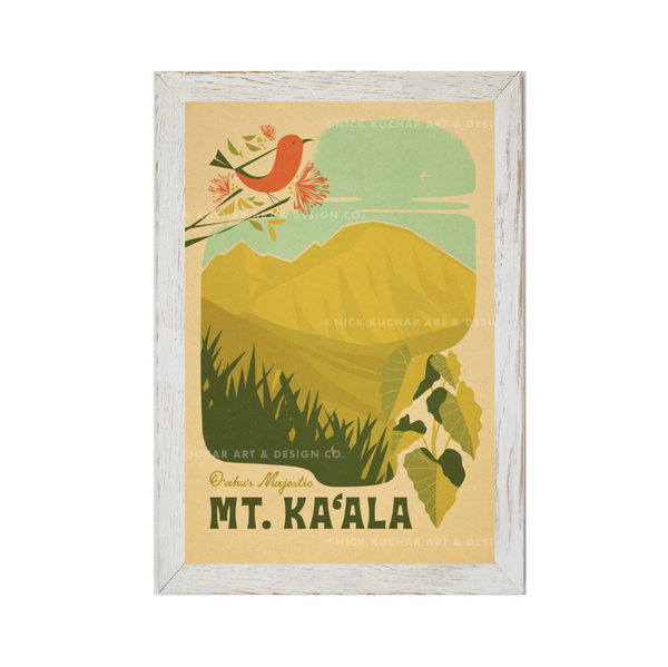 MT. KA'ALA Framed Print
