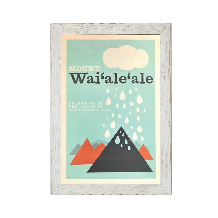 MT. WAI'ALE'ALE Framed Print