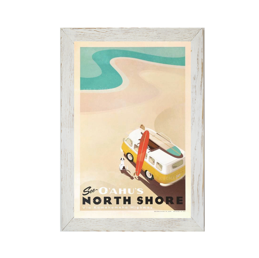 SEE OAHU'S NORTH SHORE Framed Print