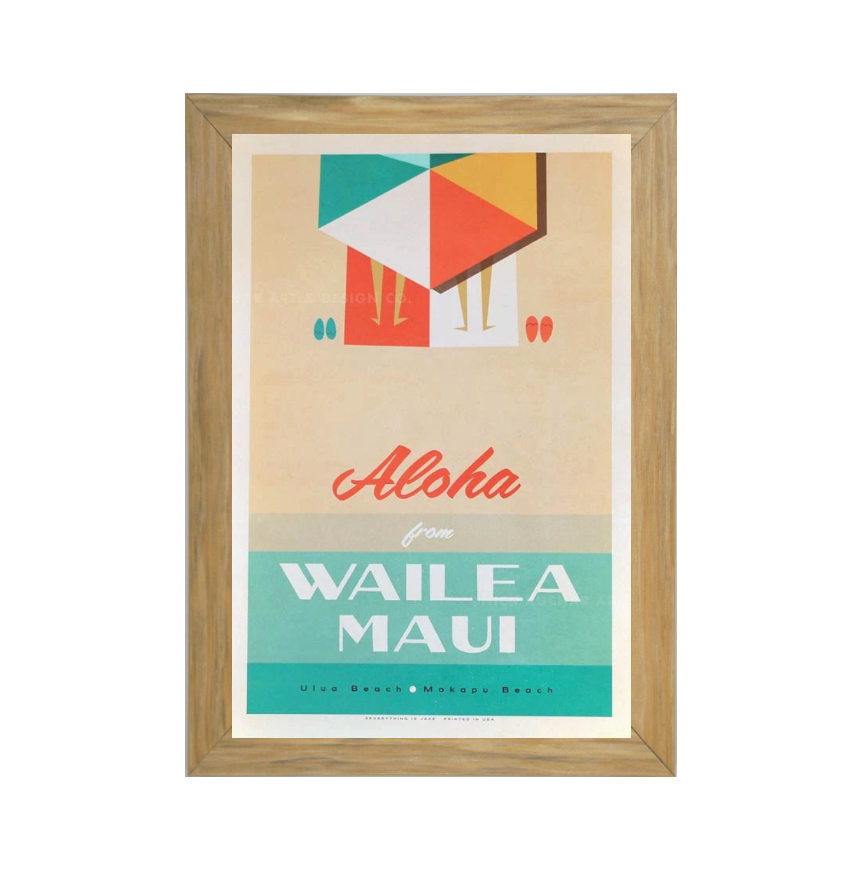 ALOHA FROM WAILEA framed print