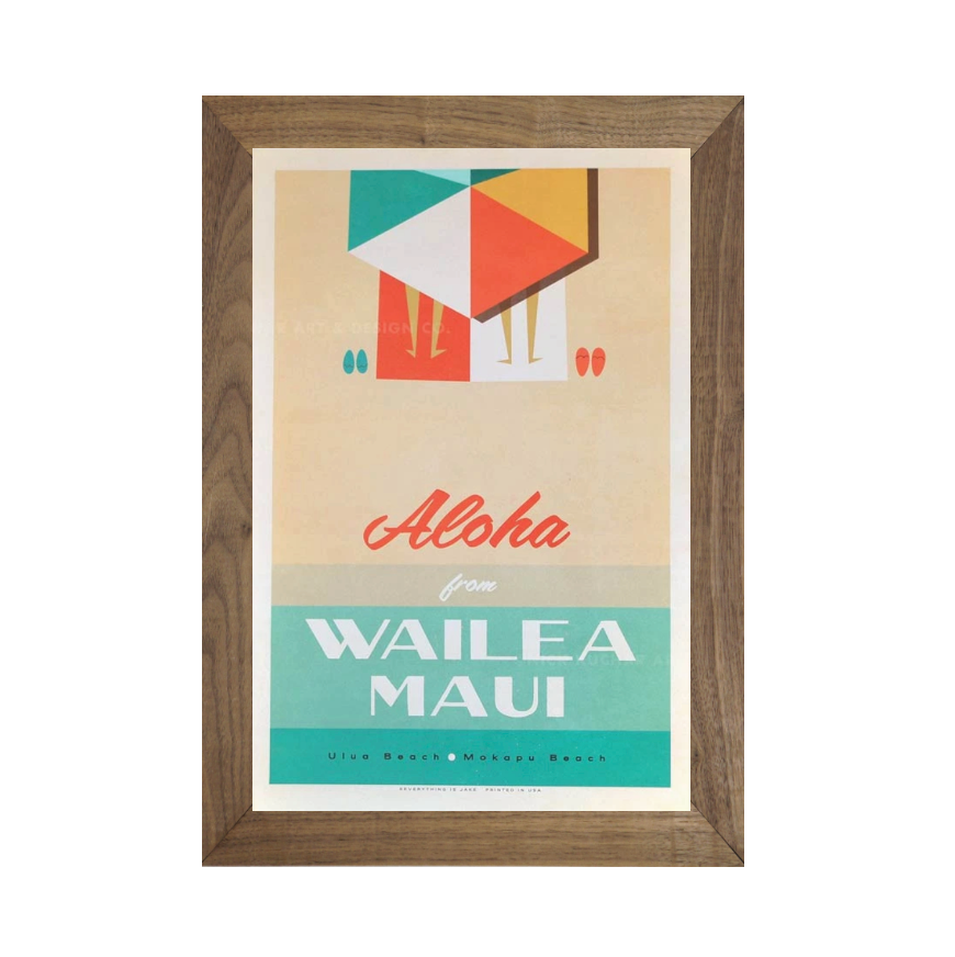 ALOHA FROM WAILEA framed print