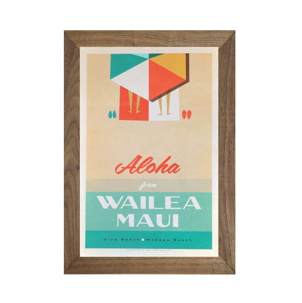 WAILEA MAUI Framed Print