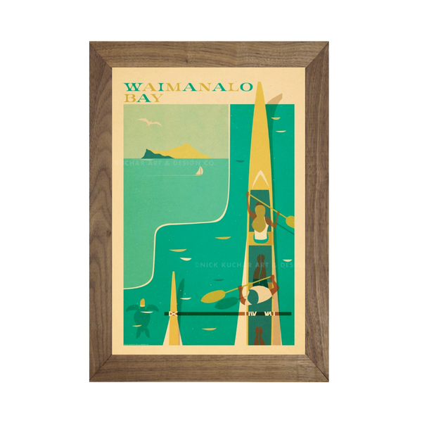 WAIMANALO BAY Framed Print