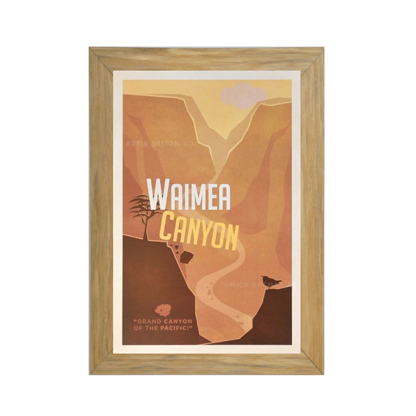 WAIMEA CANYON Framed Print