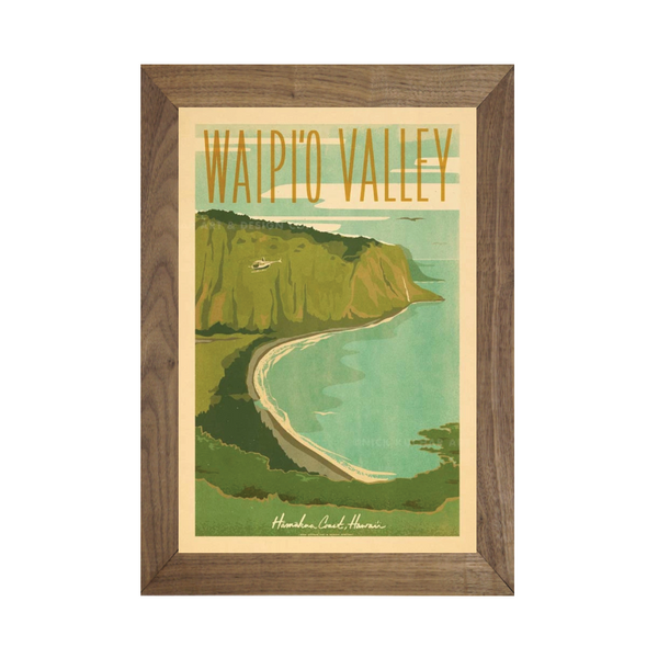 WAIPI'O VALLEY Framed Print