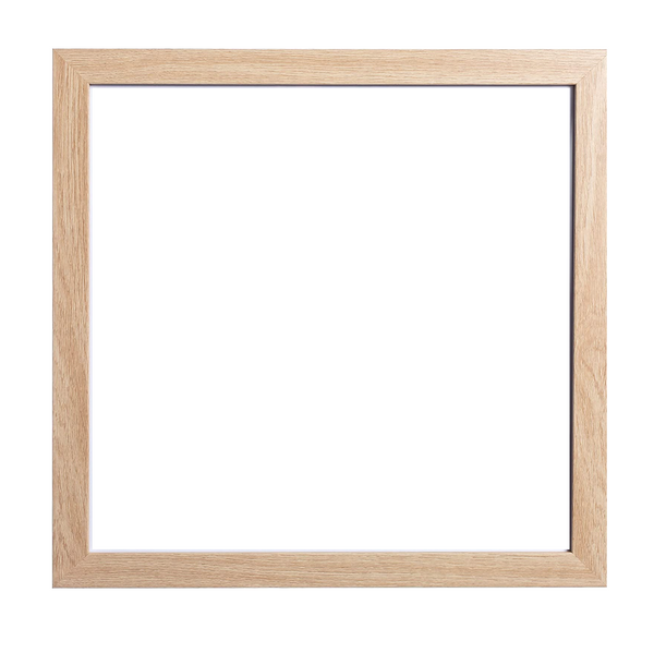 12x12" Classic Wooden Picture Frames Tempered Glass / Natural Oak