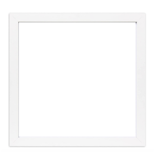 12x12" Classic White Picture Frames Tempered Glass